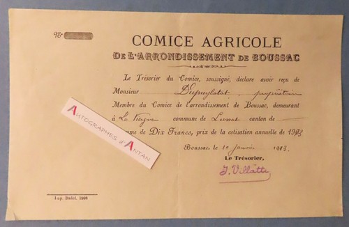Comice agricole 1913 - ●,