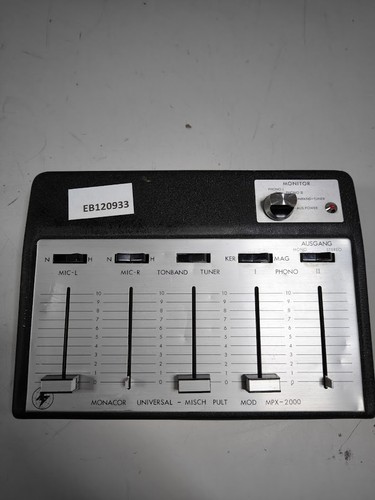 Monacor mpx 2000 - monacor, mpx-2000