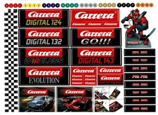 Carrera Aufkleberbogen DIN A 4