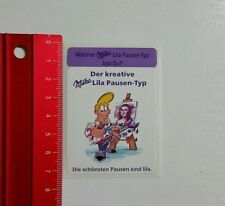 Aufkleber/Sticker: Milka Lila