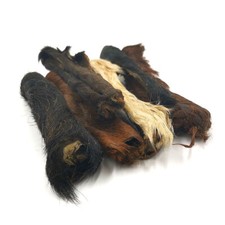 Pferdekopfhaut mit Fell für