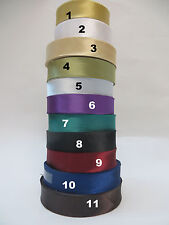 8 m Satin ,Atlas Schrägband Breite 30 mm, ungefalzt,  offen ,