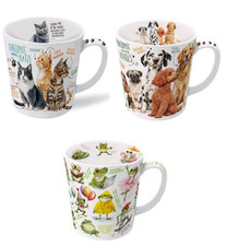 Kaffeebecher katze hund - kaffeebecher,