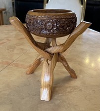 Vintage handgeschnitztes Holz