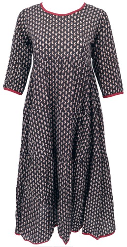 Boho sommerkleid bedrucktes - boho, sommerkleid,