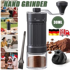 Manuelle Kaffeemühle Handkaffeemühle mit einstellbaren Einstellungen Tragbar DE