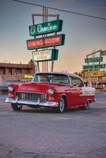 Holzschild 18x12 cm Auto