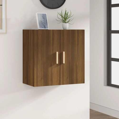 Wandschrank braun eichen optik - wandschrank,