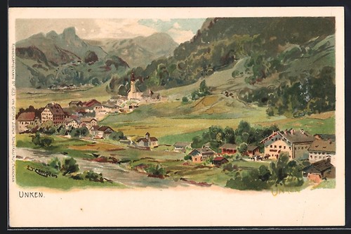 Künstler edward theodore - künstler-ak,