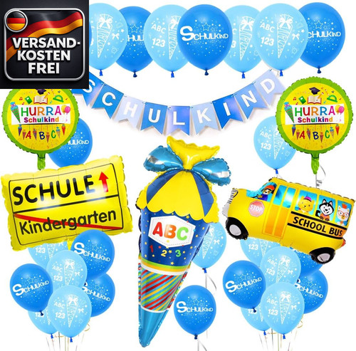 Einschulung deko set mädchen - deko,