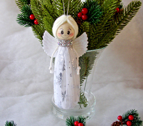Engel mit tüllkleid weiss - engel,
