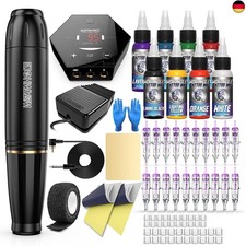 Wormhole Tattoo Maschine Set Tattoo Set Rotary Tattoo Maschine Tattoo Netzteil