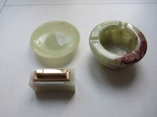 Onyx Raucherset  Mid-Century