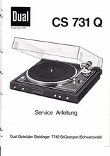 Service Manual für Dual CS