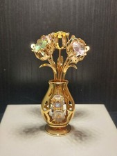 Miniatur vase vergoldet mit - miniatur,