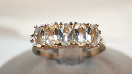Schöner aquamarin ring 333 - ,