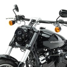 LED Scheinwerfer 5,75 Zoll fur Harley Hauptscheinwerfer NL17 schwarz C-Ware