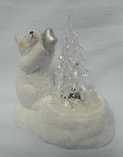 "Weltbild" Eisbär mit LED-Tanne