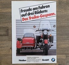 BMW R80 Toika Gespann/Beiwagen Prospekt/brochure/folleto/opuscolo/broszura