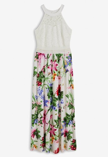 Kleid mit spitzenoberteil - spitzenoberteil, gr