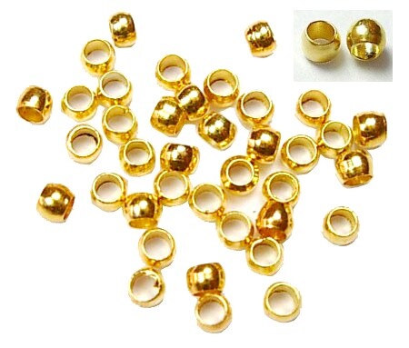 Quetschperlen rund metall - quetschperlen,