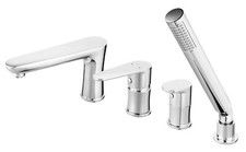 4 Loch Wannenrandarmatur