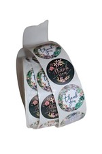 1000 Stk Sticker Thank You