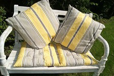 Kissen STRIPE GELB mit