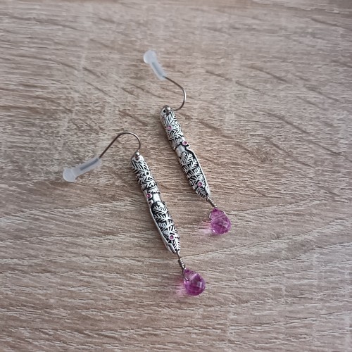 Ohrhänger mit amethyst - ohrhänger,
