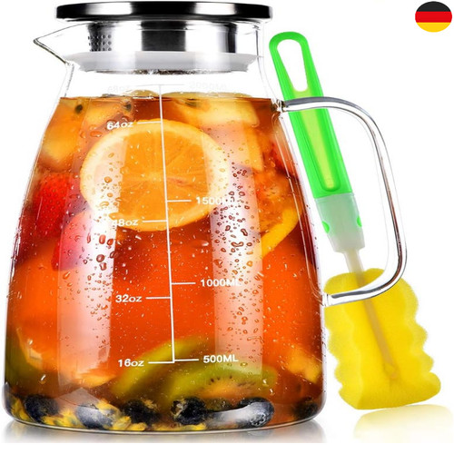 Glaskaraffe liter bpa frei - glaskaraffe,
