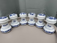 6er Set Ilmenau Echt Kobalt