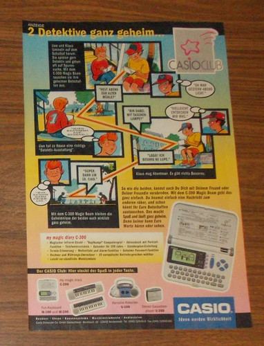 Seltene werbung casio 300 my - werbung,
