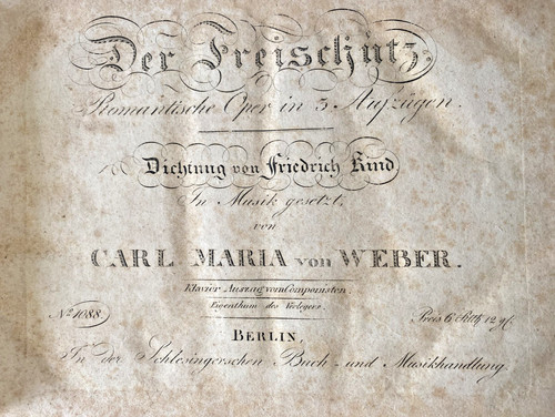 Der freischütz weber - der,