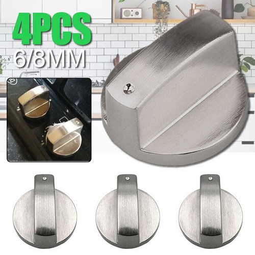 8mm metall knebel - 4x, 6/8mm