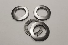 Gardinenösen silber Ösen Ringe Kunststoff für Gardinen Ösenschals Vorhänge