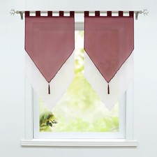 2 Stück Scheibengardine