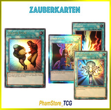Yu-Gi-Oh! Zauberkarten.