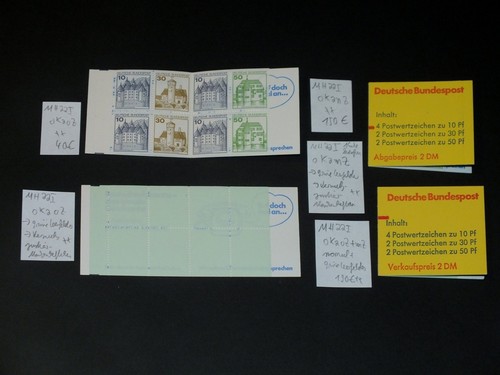 Brd markenheftchen 22 - (37), mh