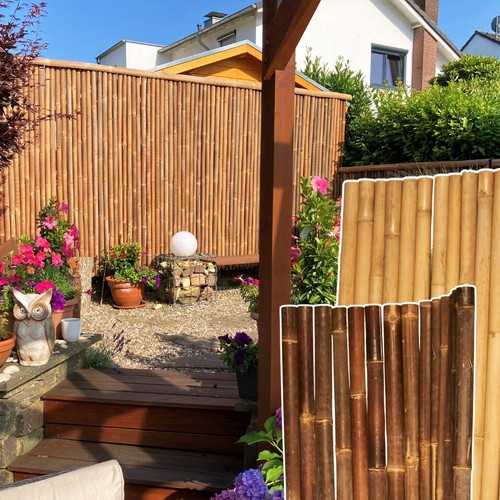 Bambus rollzaun balkon - bambus,