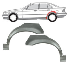 Für BMW 3er E36 1990- 2000 4Tur Radlauf reparatur blech Kotflügel Satz/ L+R