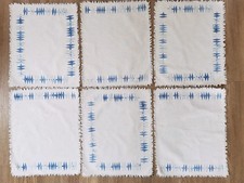 Vintage 6x Stoff-Platzset