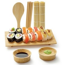 Sushi Maker Set für Einsteiger - Sushi Set zum selber machen - Bambus
