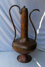 Hohe Teekanne  Kupfer  mit