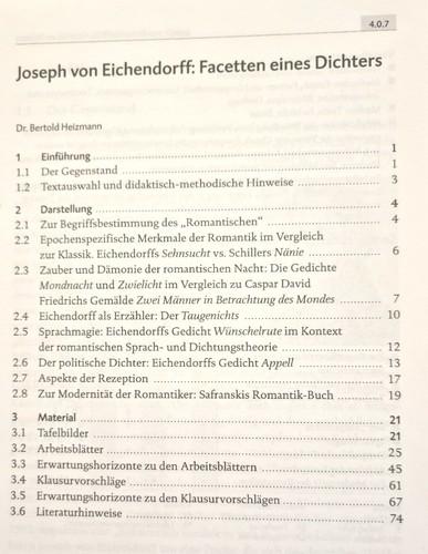 Deutsch-Unterrichtseinheit
