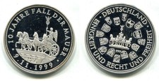 Silbermedaille  "10 Jahre