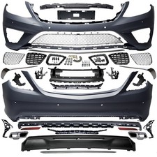 Mercedes S-Klasse W222 Chrom-Edition Bodykit Front + Heck + Blenden für S65 AMG