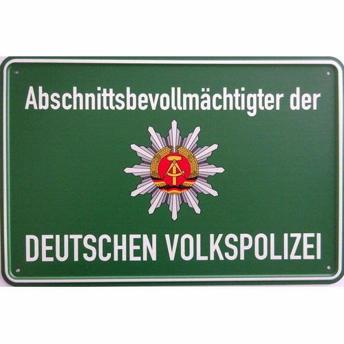 Blechschild