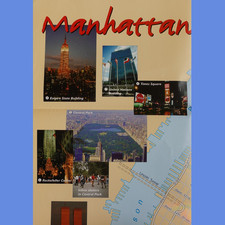 MAP OF NEW YORK, MANHATTAN /
