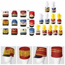 DE ranrann Marschband Hut mit Quaste Nussknacker Hut für Kinder Kostüm Party