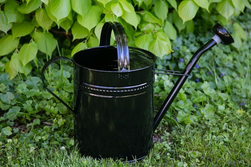 Gießkanne liter schwarz - 10,
